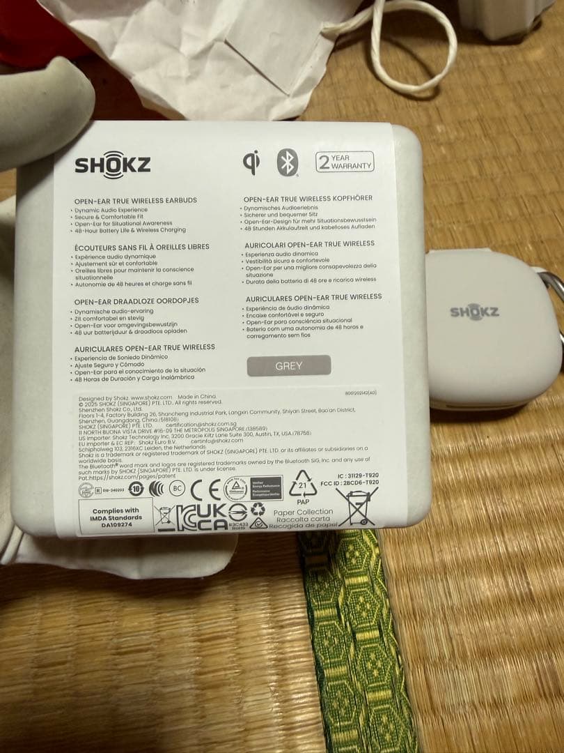 イヤホン shokz OPENFIT2+