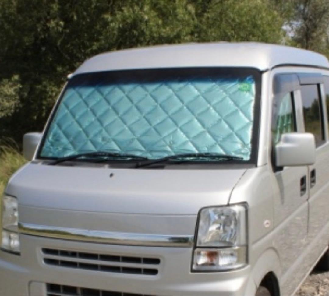 Aizu マルチシェード フロント（3枚）セット エブリイバン エブリイワゴン