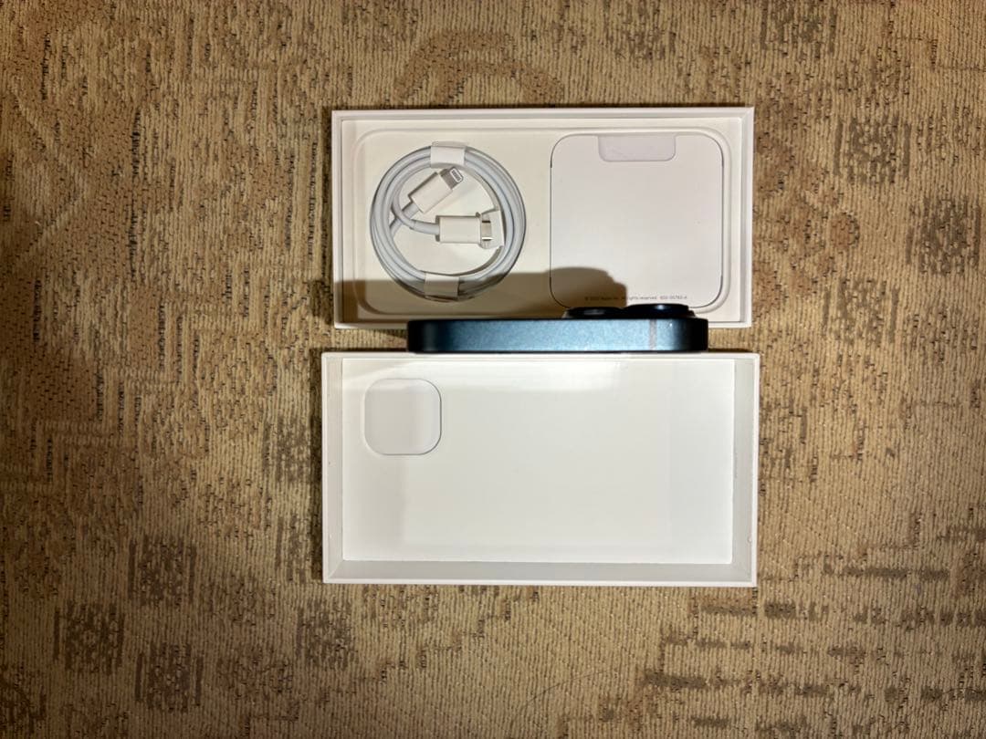 Apple iPhone14 ブラック 128GB本体 充電ケーブル付き