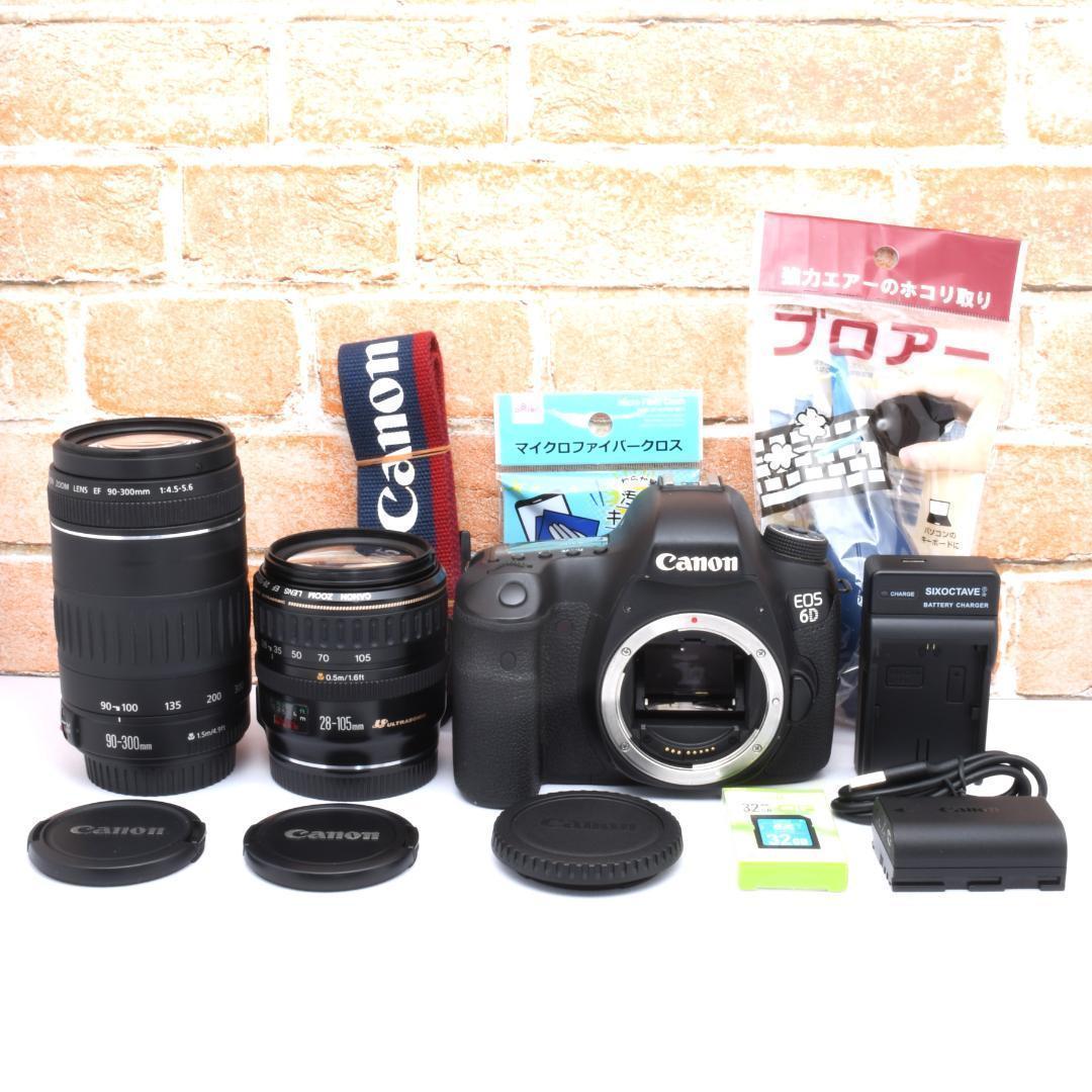 遠くも撮れる超望遠レンズ✨Canon EOS 6D✨一眼レフカメラ入門セット