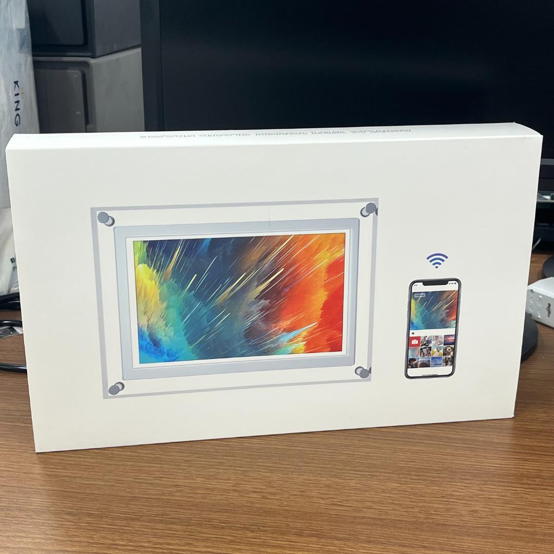 新品 デジタルフォトフレーム 充電式 コードレス 10.1インチ wifi