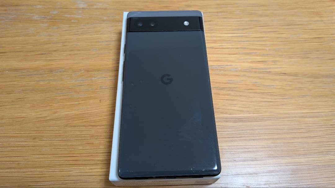 美品 Google Pixel 6a 128GB ブラック SIMフリー 本体