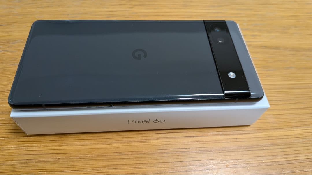 美品 Google Pixel 6a 128GB ブラック SIMフリー 本体