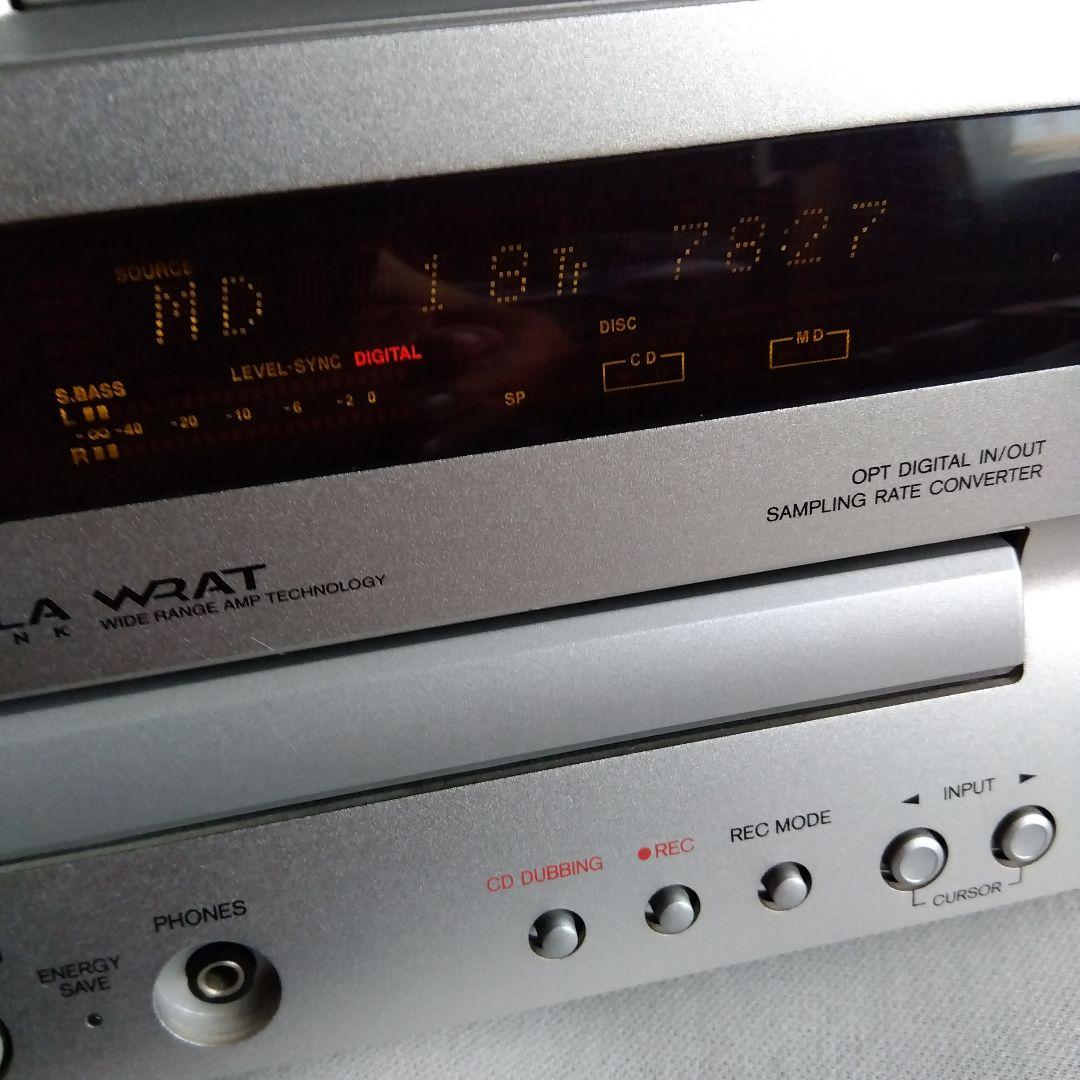 ONKYO FR-X9　CD/MD ミニコンポ本体 リモコン付属、取説あり！