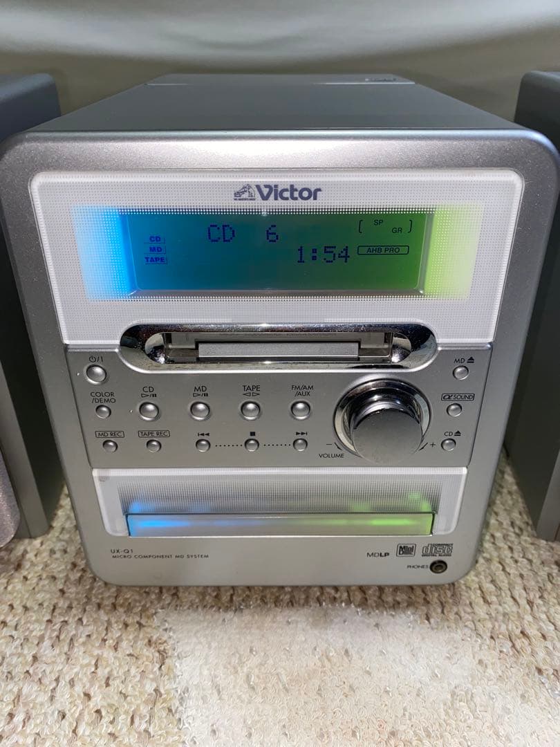 Victor CD/MDコンポ　UX-Q1 ビクター　カセット