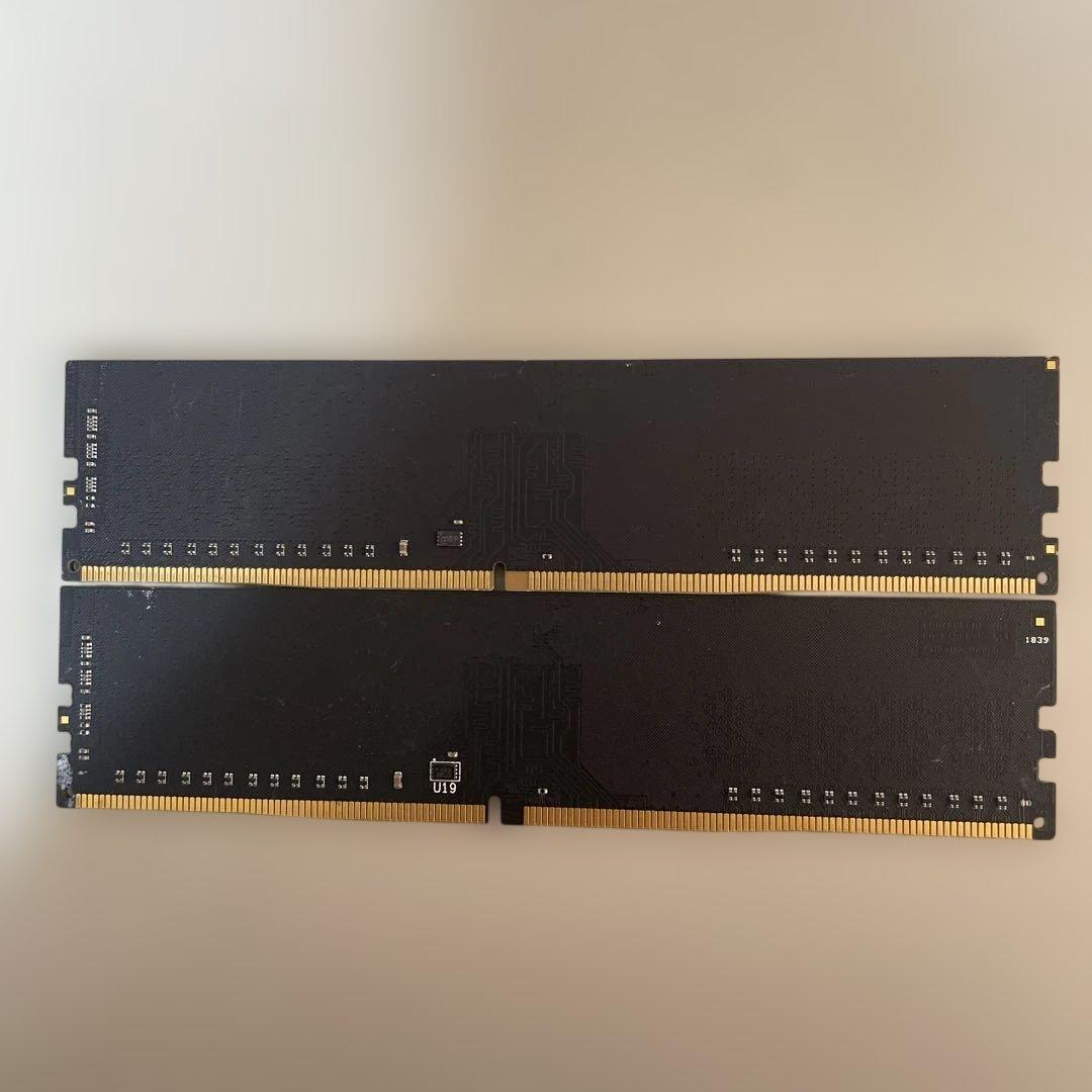 SP DDR4-2400 8GB デクストップ用2枚セット動作確認済みです。