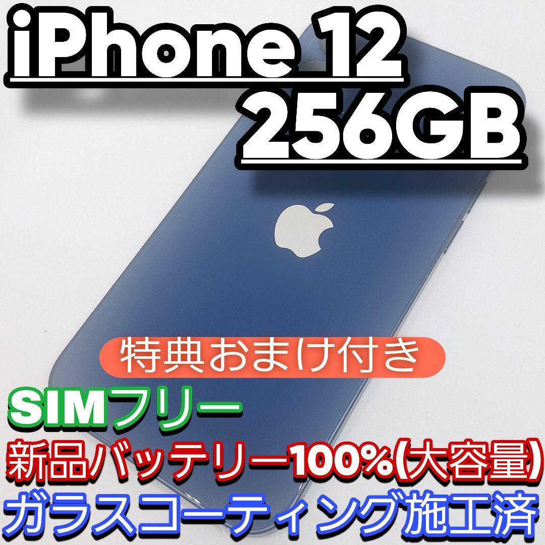 iPhone 12 256GB SIMフリー 新品バッテリー100%大容量