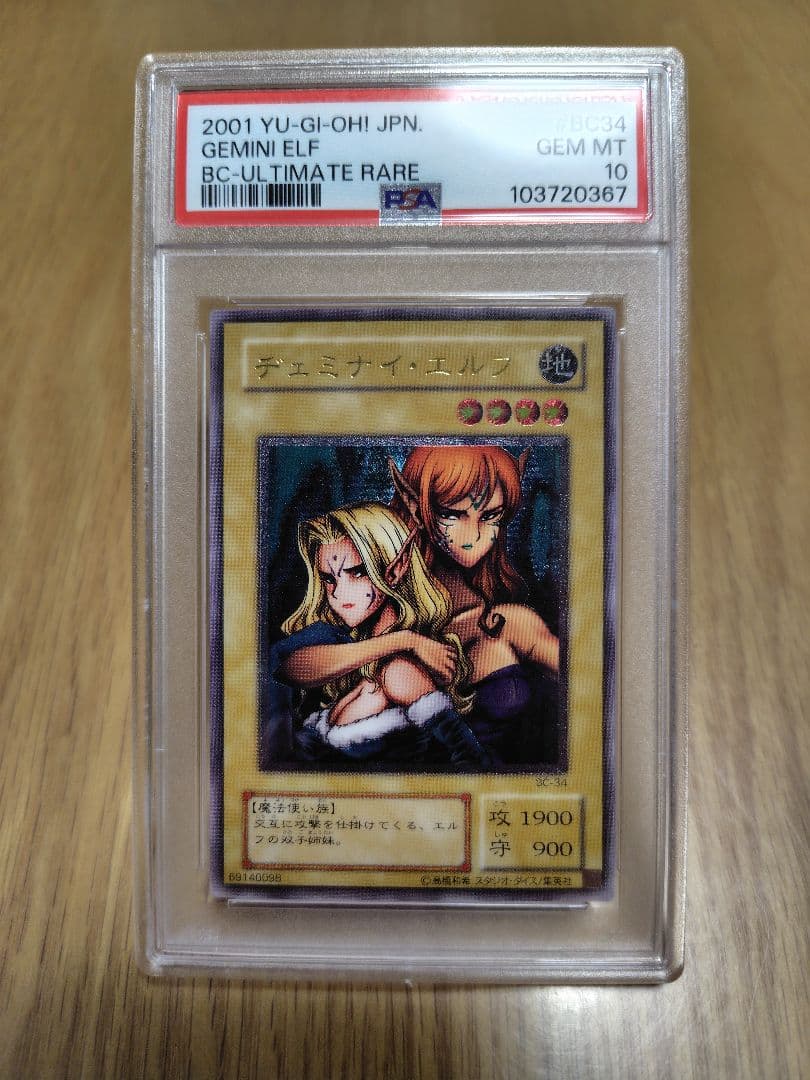 【PSA10 】ヂェミナイ・エルフ　レリーフ 2001年