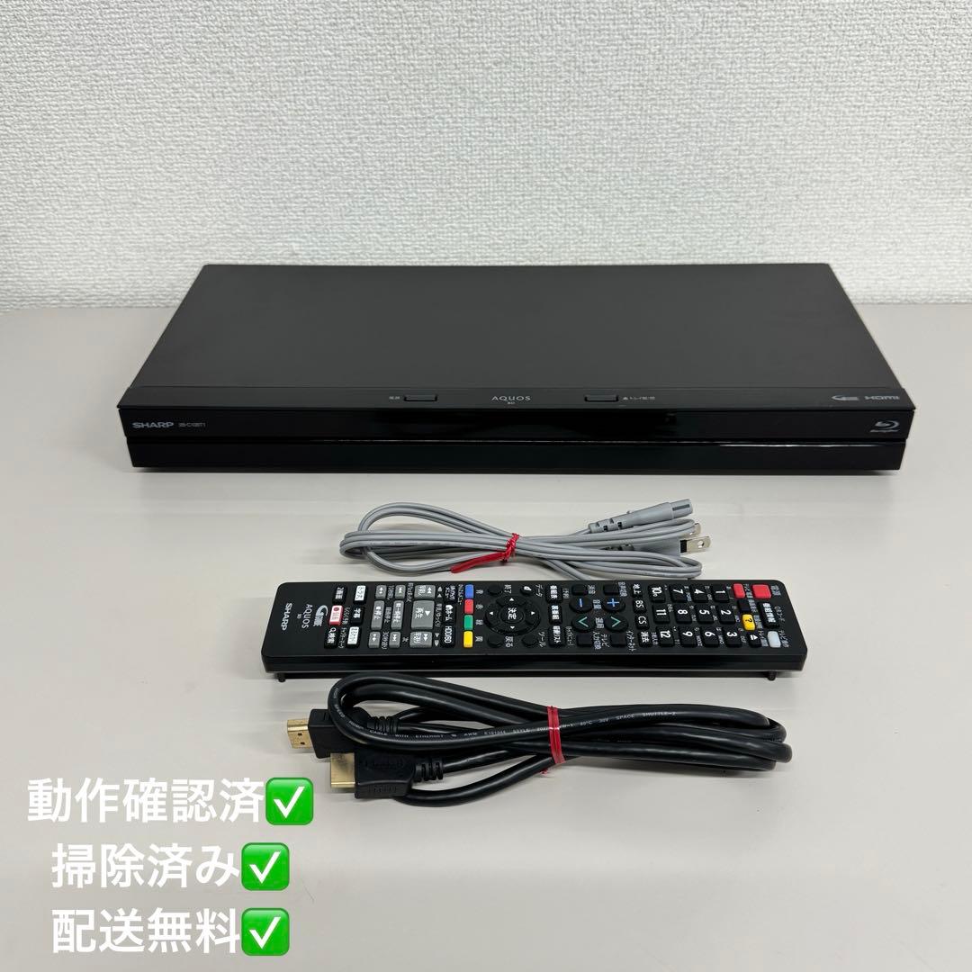 ☆シャープ　2019年製　ブルーレイディスクレコーダー￼￼ 2B-C10BT1