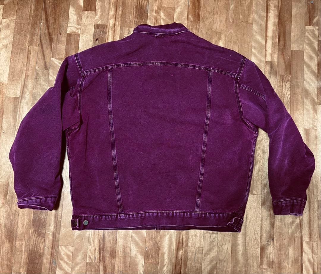 90s カーハート トラッカージャケット jb181 ワインレッド XL