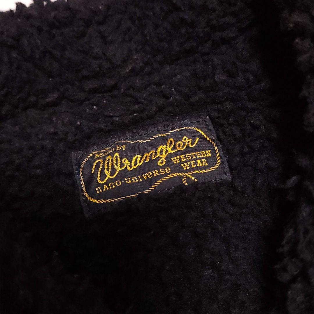 Wrangler 11MJZ コーデュロイ ボアジャケット 黒ブラック ラングラ