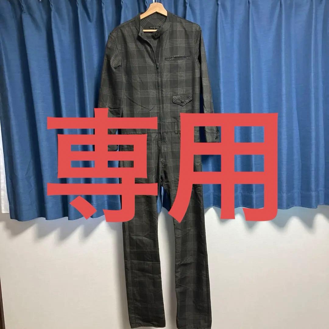 専用　CELT&COBRA チェック柄ジャンプスーツ Sサイズ