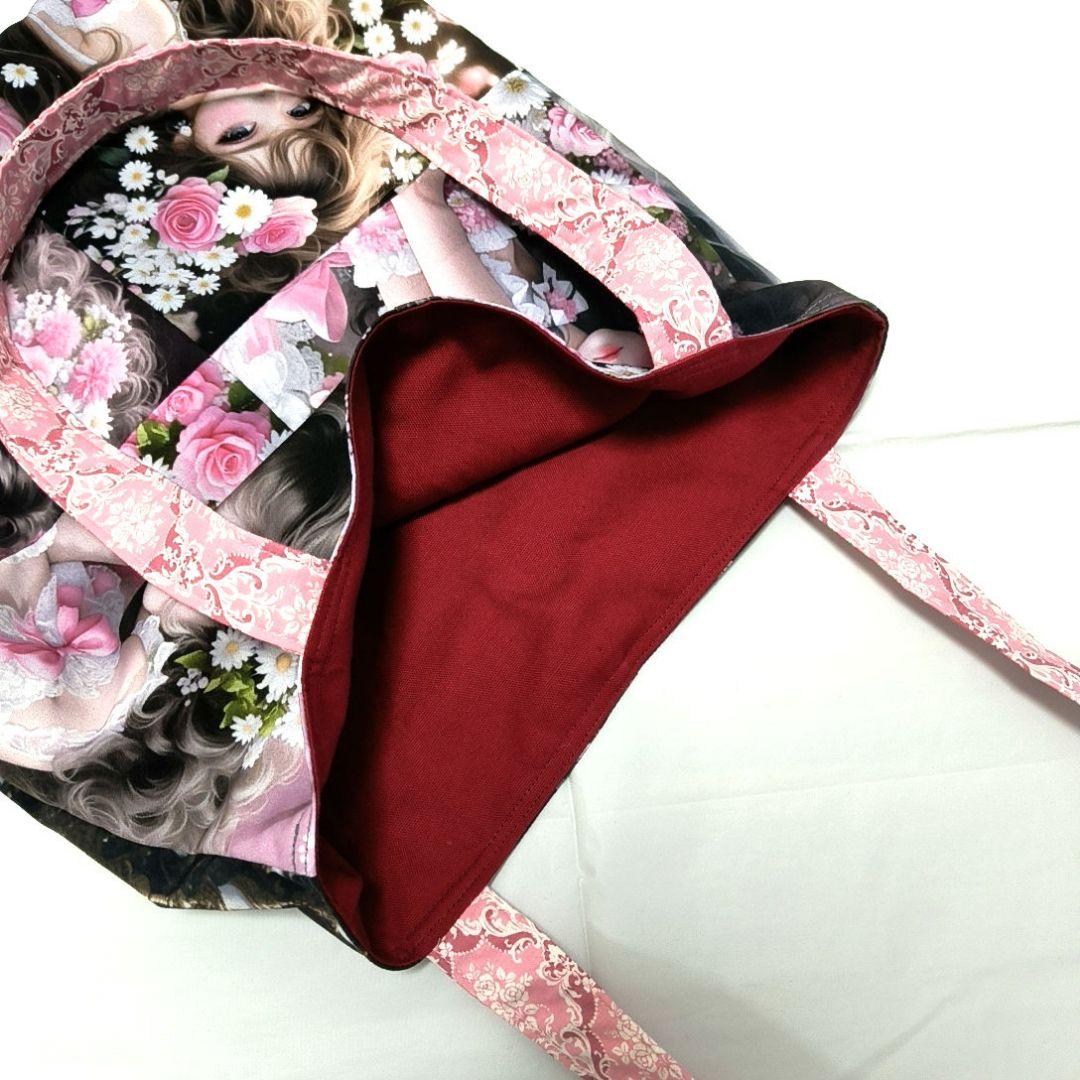 りんりん様】ハンドメイドオーダー★女の子★大容量フラットトートバッグ　4点