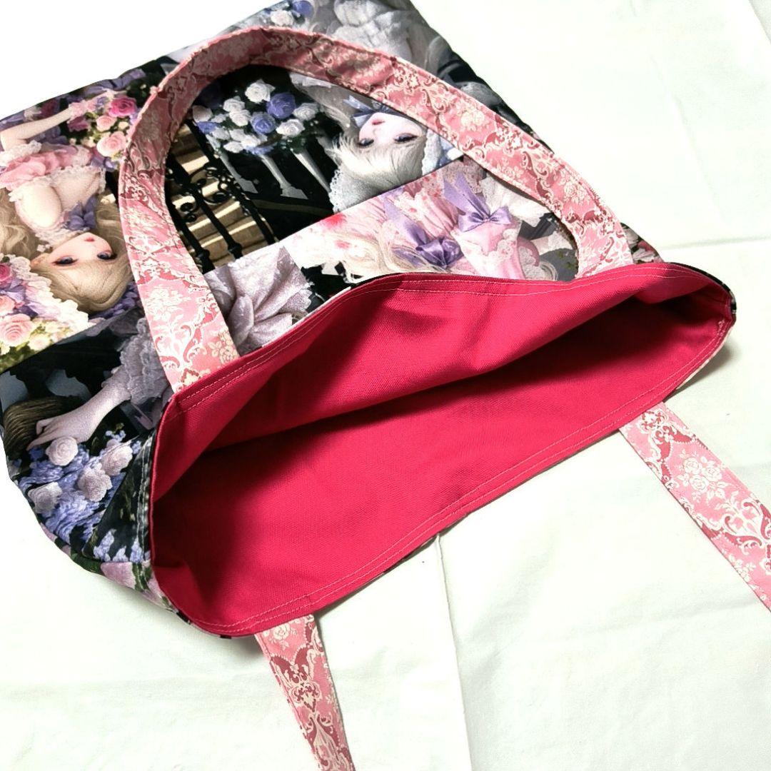 りんりん様】ハンドメイドオーダー★女の子★大容量フラットトートバッグ　4点