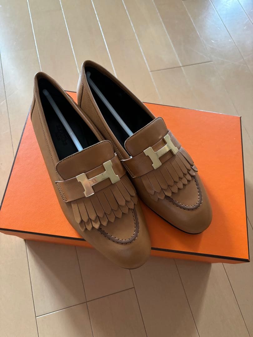 値下げ　新品未使用　エルメス モカシン　35 HERMES