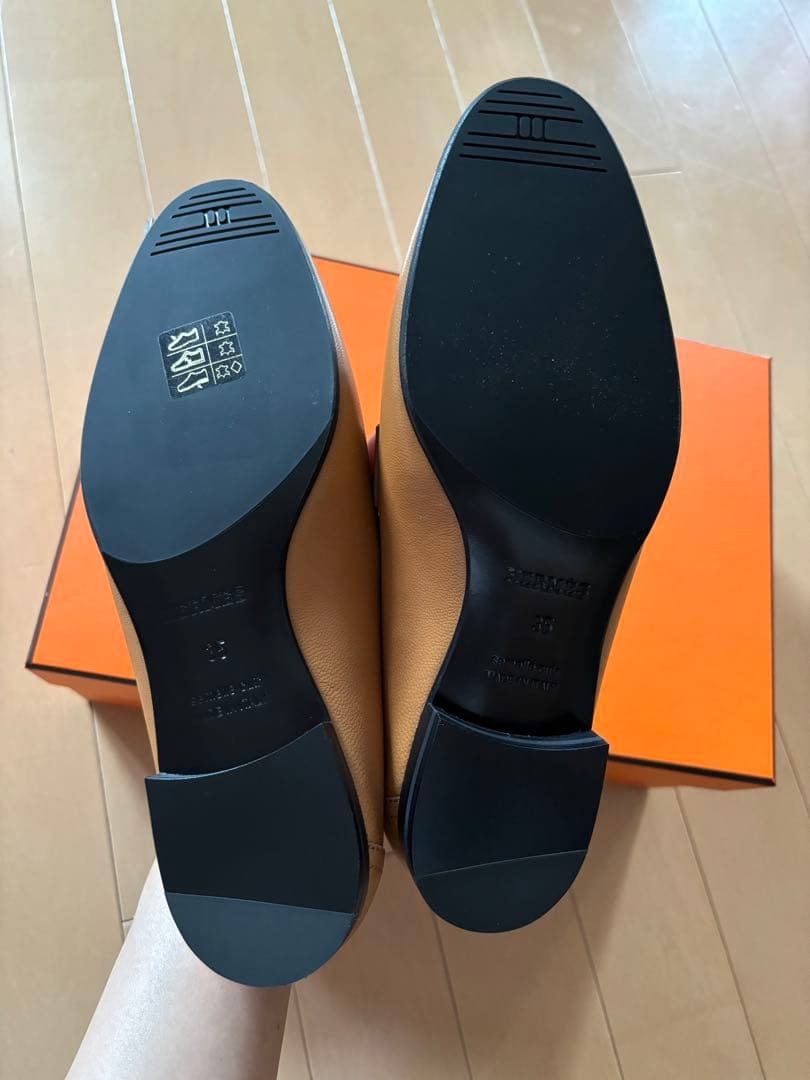値下げ　新品未使用　エルメス モカシン　35 HERMES