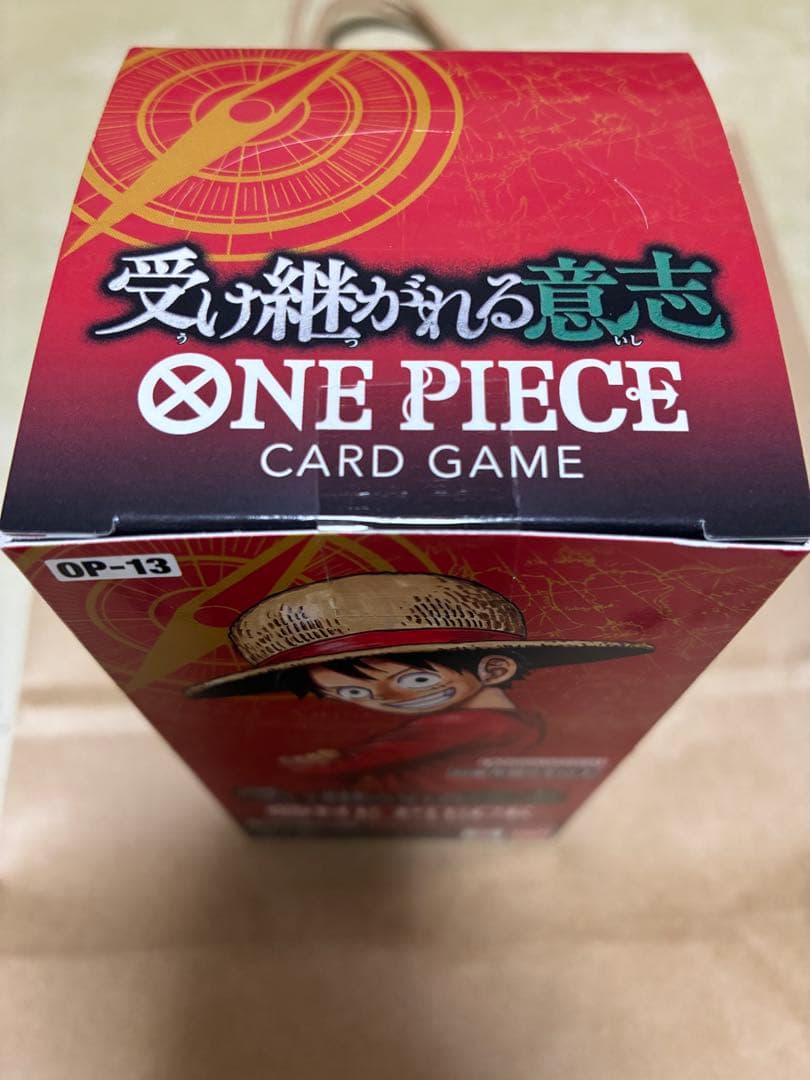 【新品未開封】テープ付きONE PIECE 受け継がれる意志　1BOX