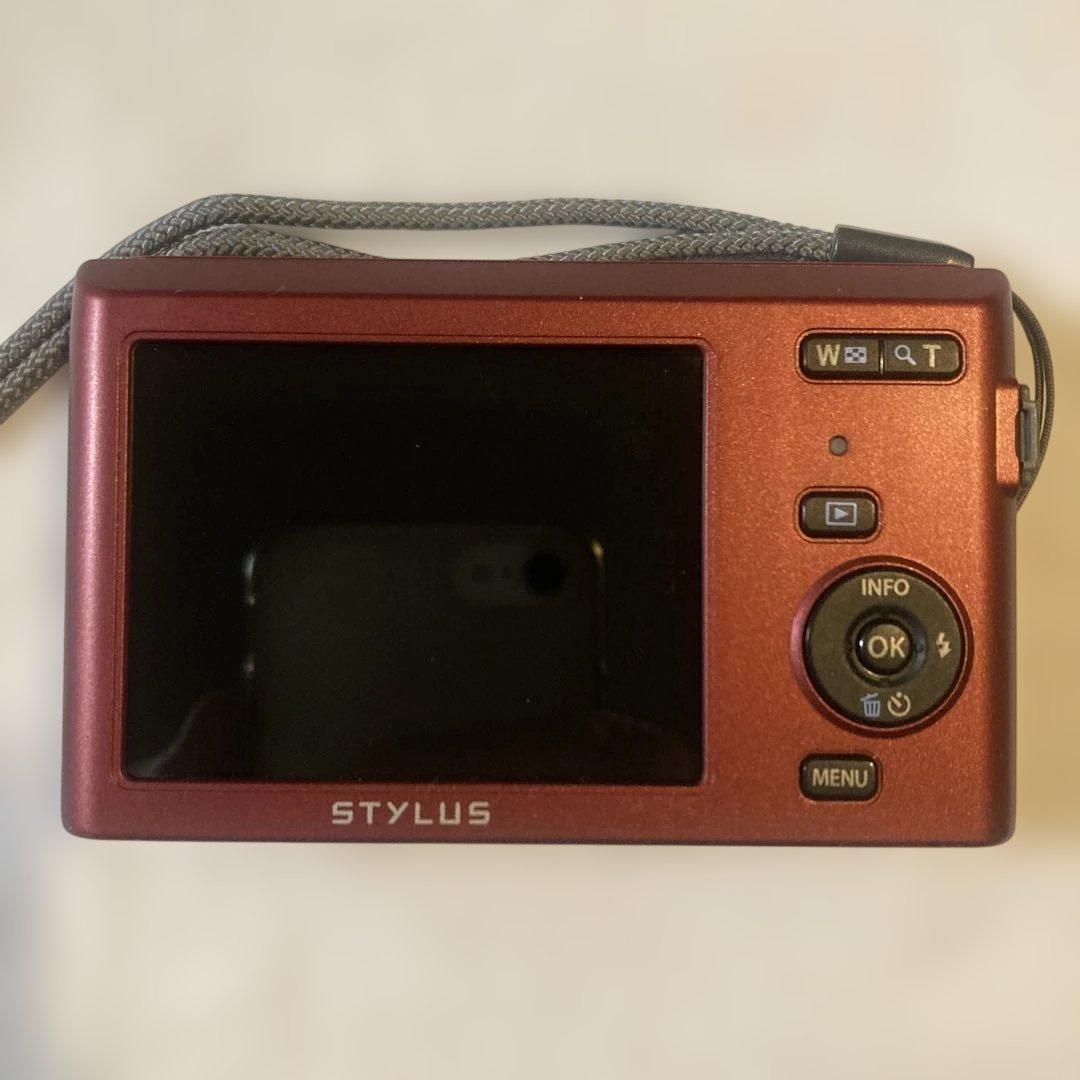 オリンパス OLYMPUS STYLUS VG-180 レッド