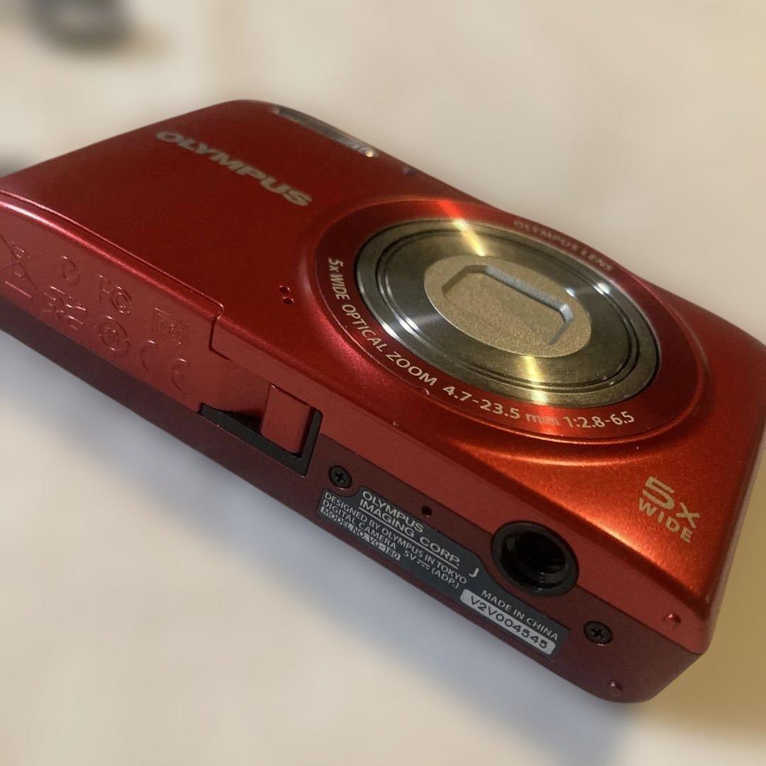 オリンパス OLYMPUS STYLUS VG-180 レッド