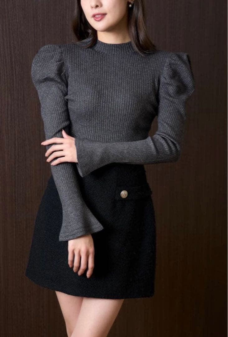 herlipto  Boucle Mini Skirt M 新品