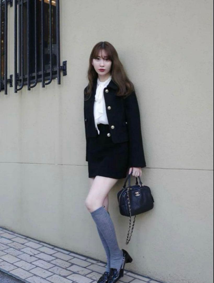 herlipto  Boucle Mini Skirt M 新品