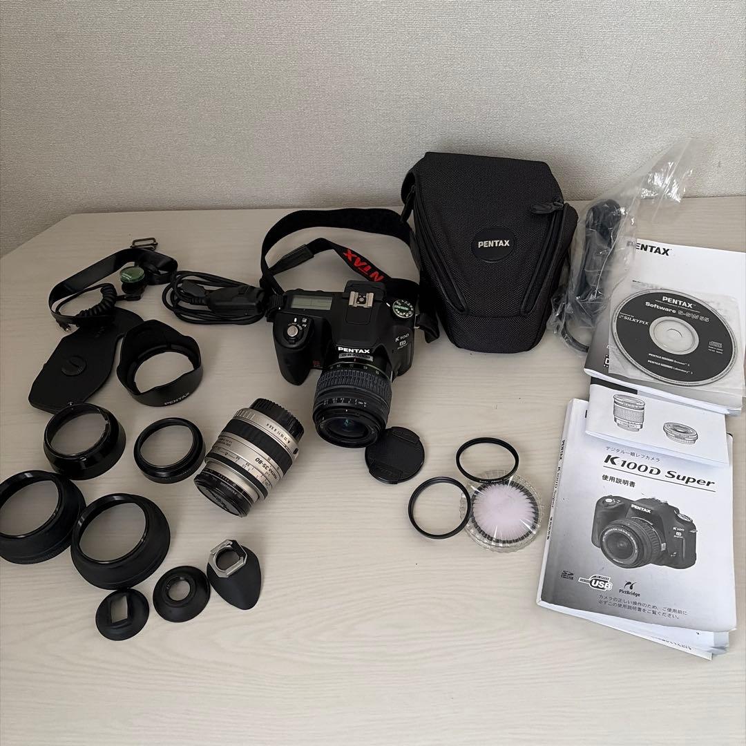 PENTAX ペンタックスK100D Super デジタル一眼レフカメラ セット