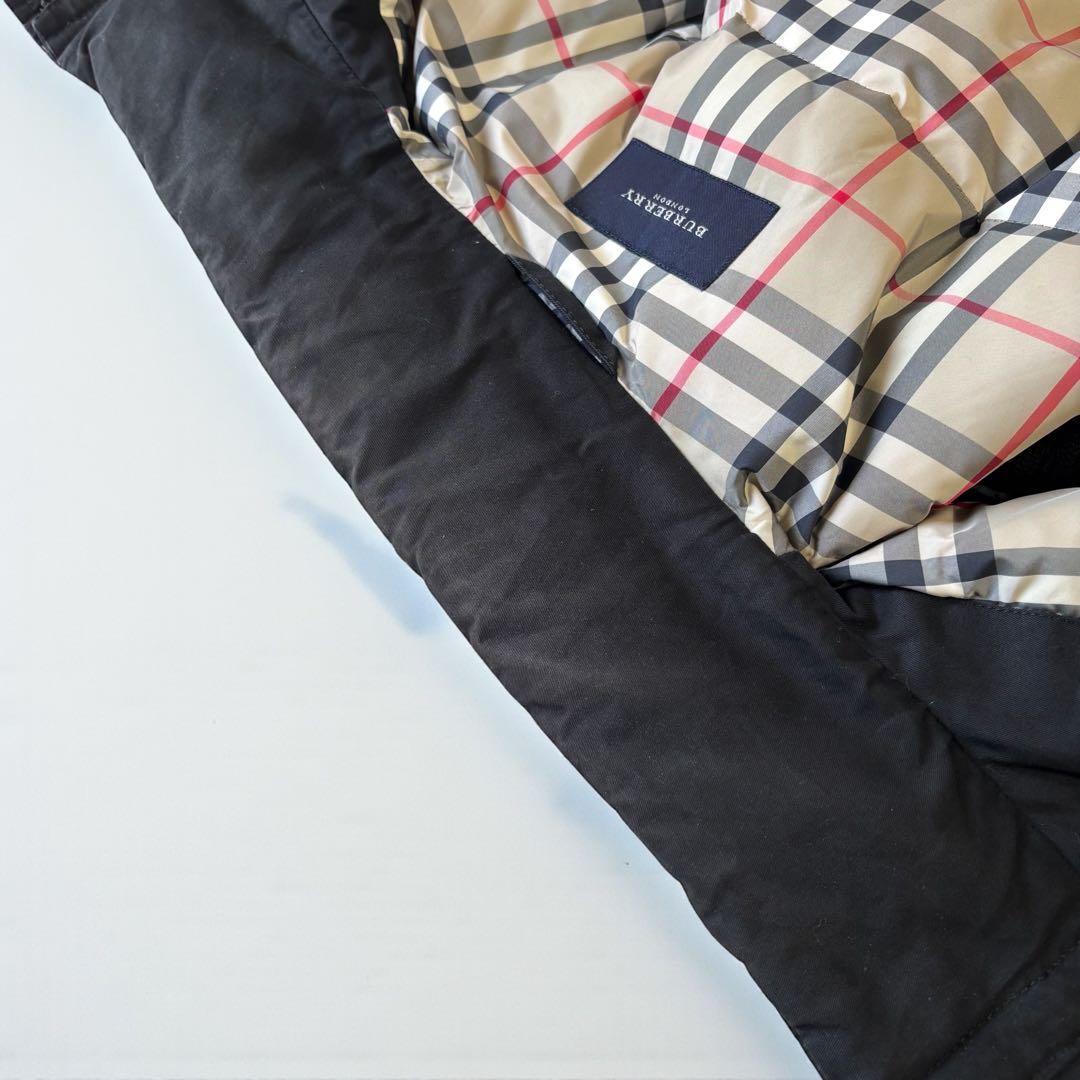 BURBERRYダウンジャケット袖ニット2WAY正規品メンズバーバリー革アウター