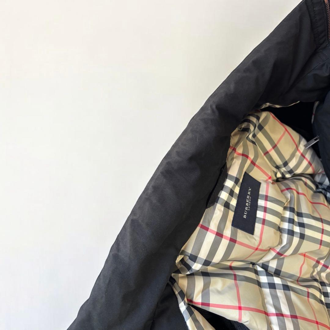 BURBERRYダウンジャケット袖ニット2WAY正規品メンズバーバリー革アウター