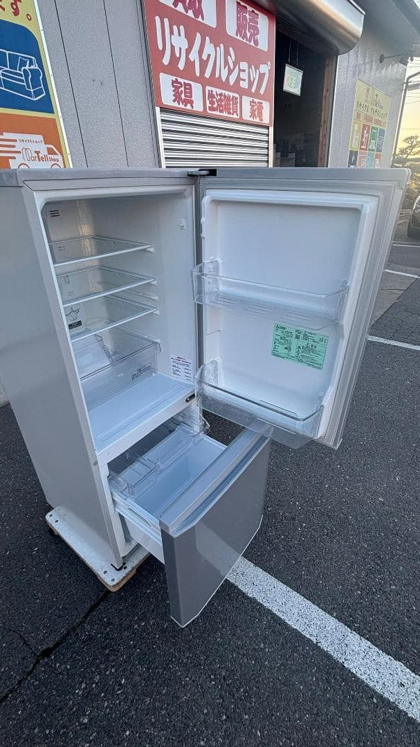 MITSUBISHI 三菱 冷蔵庫 MR-P15E-S 146L 2019年製