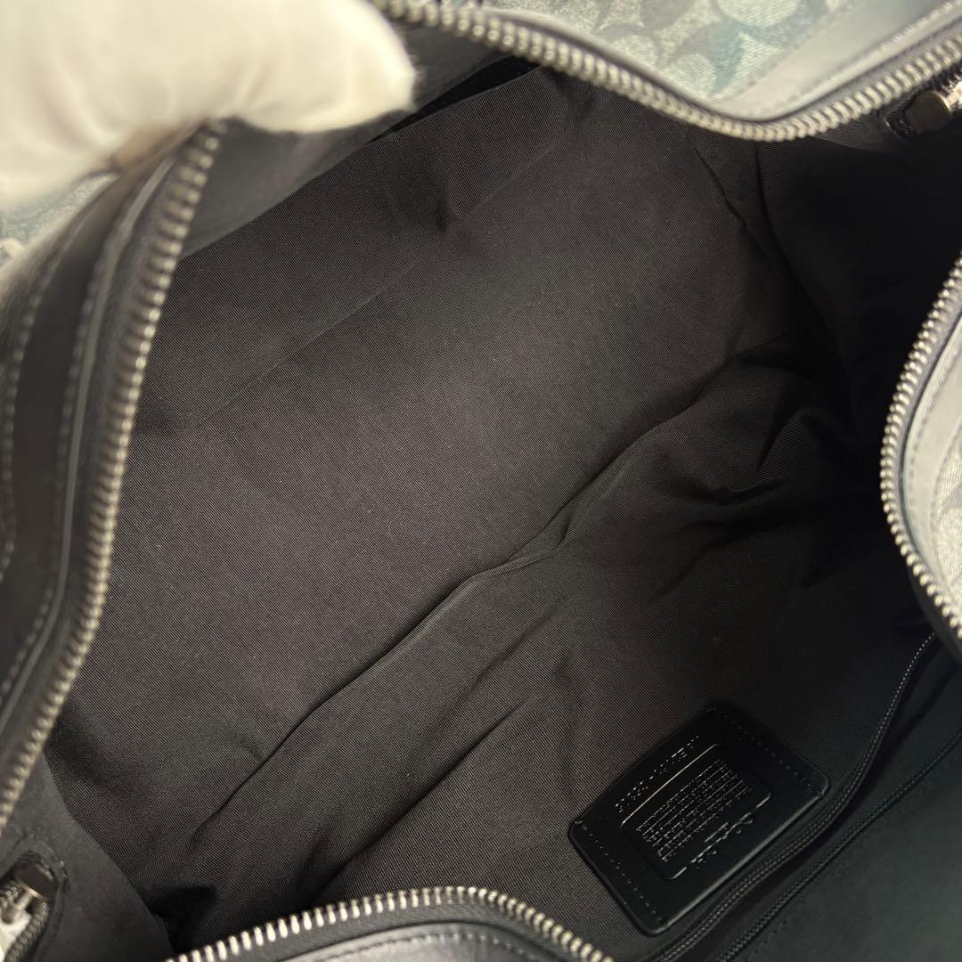 【COACH】 タグ有り ボストン バッグ ショルダーストラップ付き ブラック