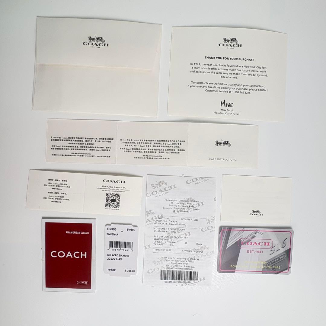 【COACH】 タグ有り ボストン バッグ ショルダーストラップ付き ブラック