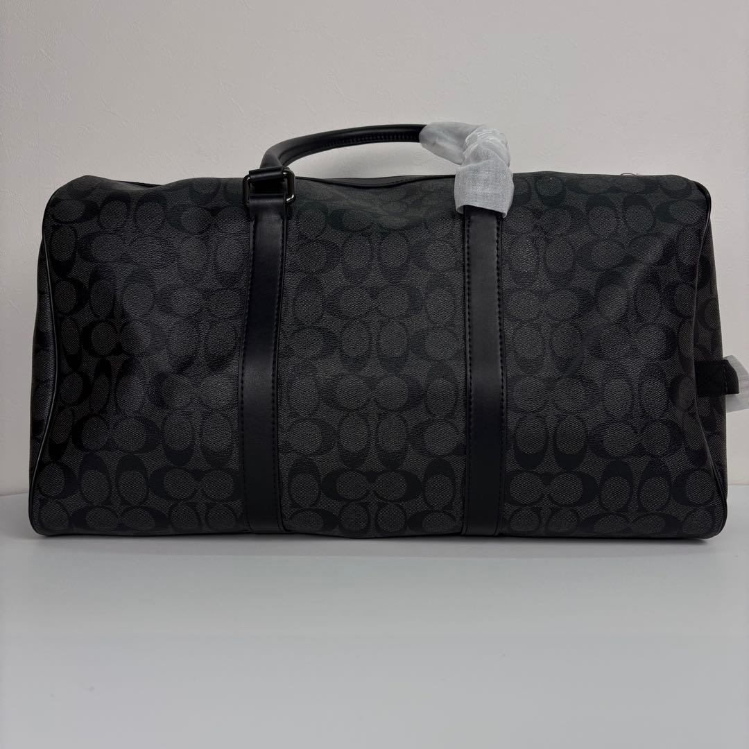 【COACH】 タグ有り ボストン バッグ ショルダーストラップ付き ブラック