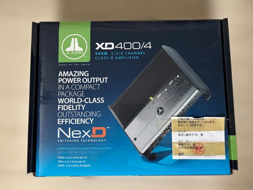 カーオーディオ JL AUDIO XD400/4