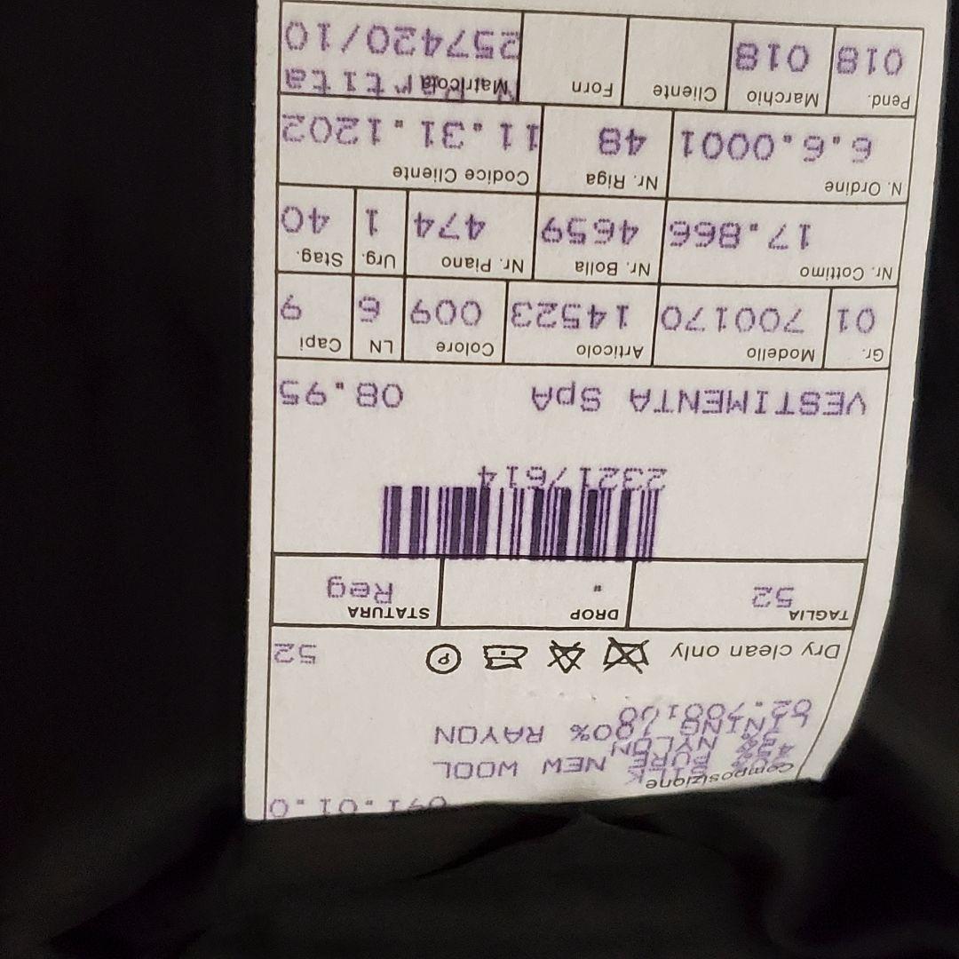 希少✨大きいサイズ ジョルジオアルマーニブラック ストライプ ダブル スーツ