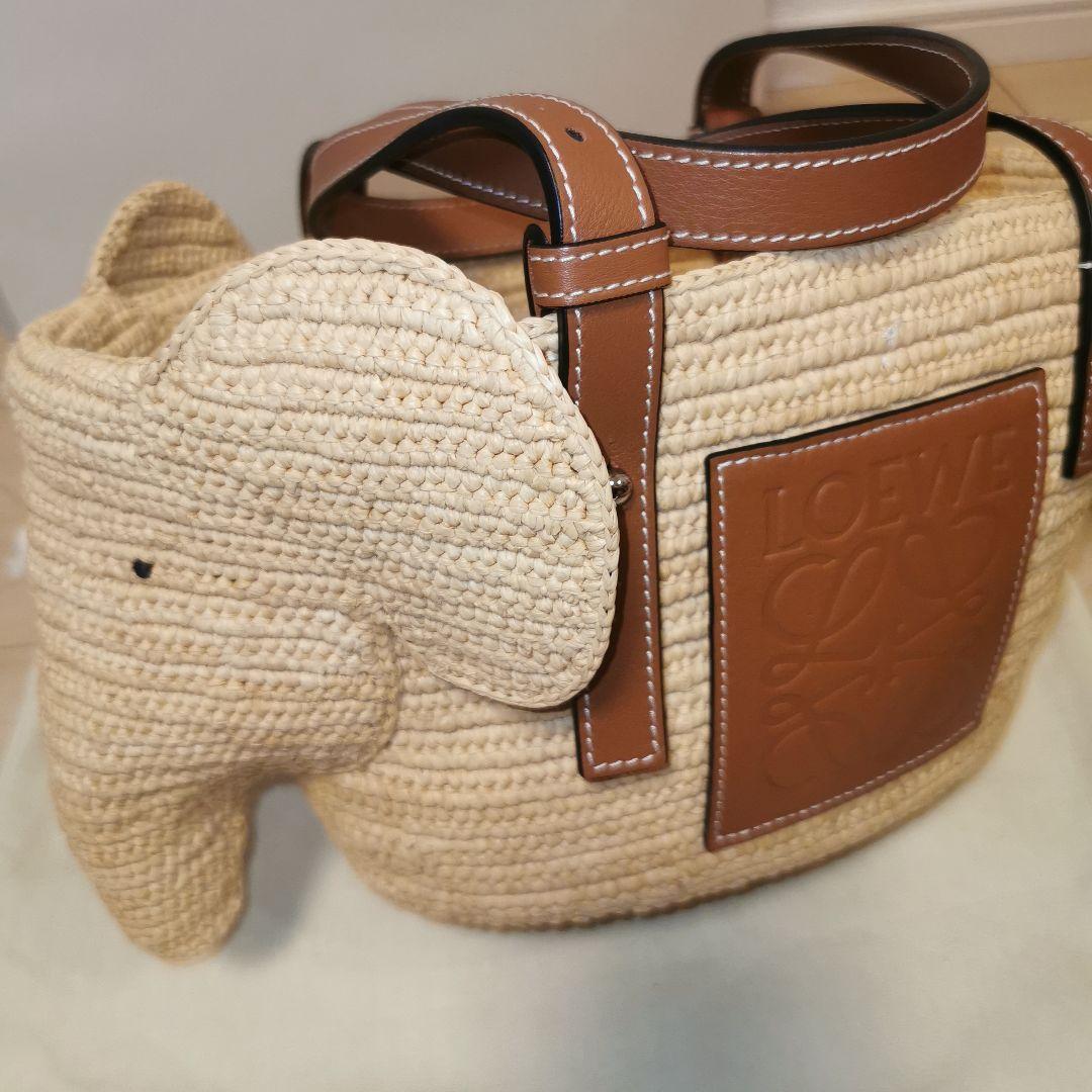 ロエベ　エレファントバスケット かごバッグ