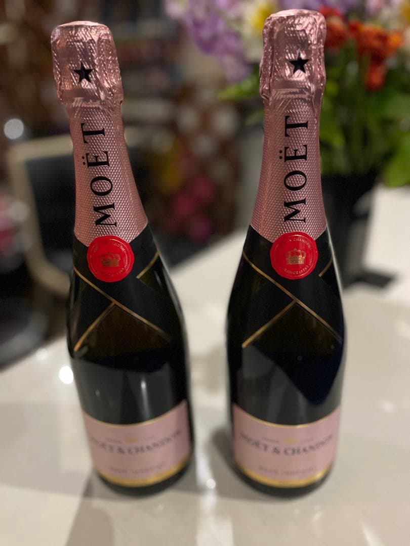 MOËT & CHANDON ロゼ・シャンパン 750ml 2本セット