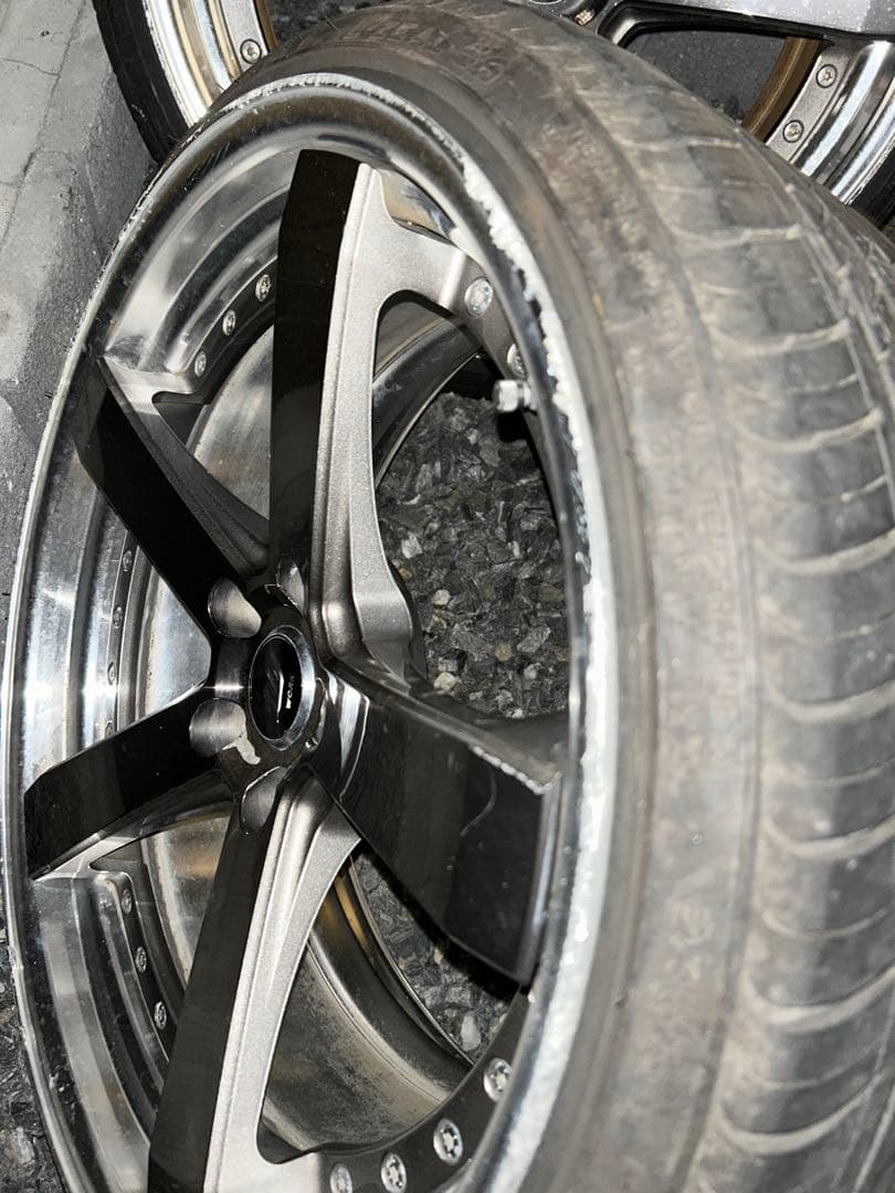 ワーク　ジースト２本　バリ溝タイヤ