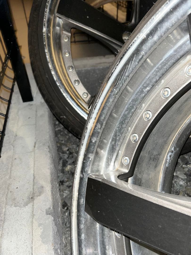 ワーク　ジースト２本　バリ溝タイヤ