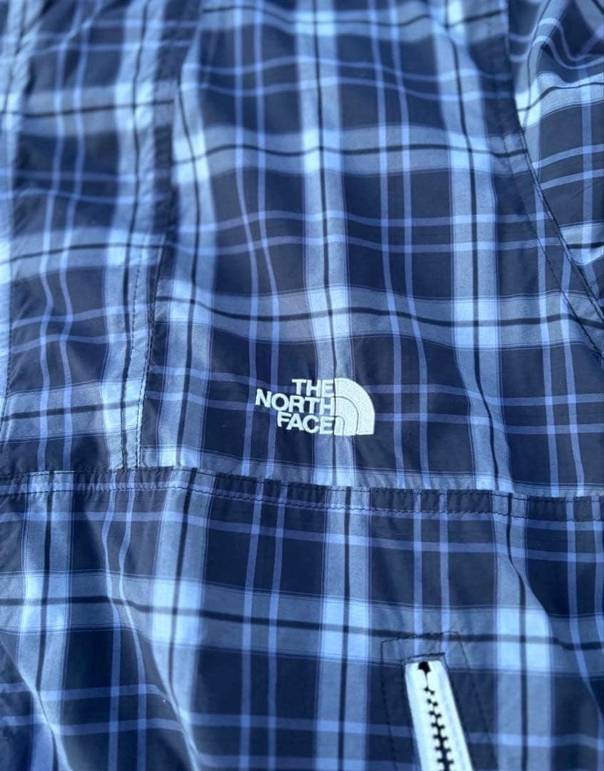 THE NORTH FACE チェック柄ナイロンジャケット