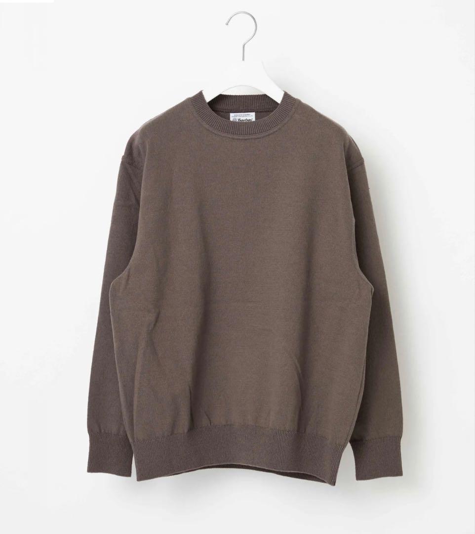 トップス Yonetomi WAVE COTTON KNIT PULLOVER