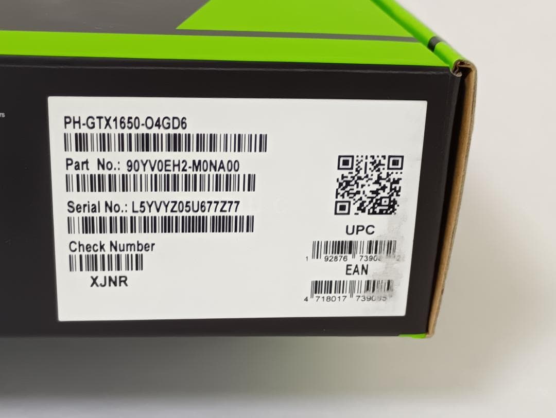 グラフィックボード・グラボ・ビデオカード ASUS GeForce GTX 1650 OC GDDR6 4GB