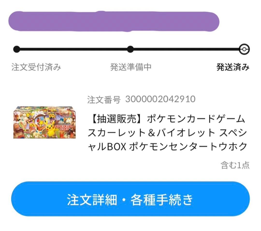 ポケカ スペシャルBOX ポケモンセンター トウホク ピカチュウ
