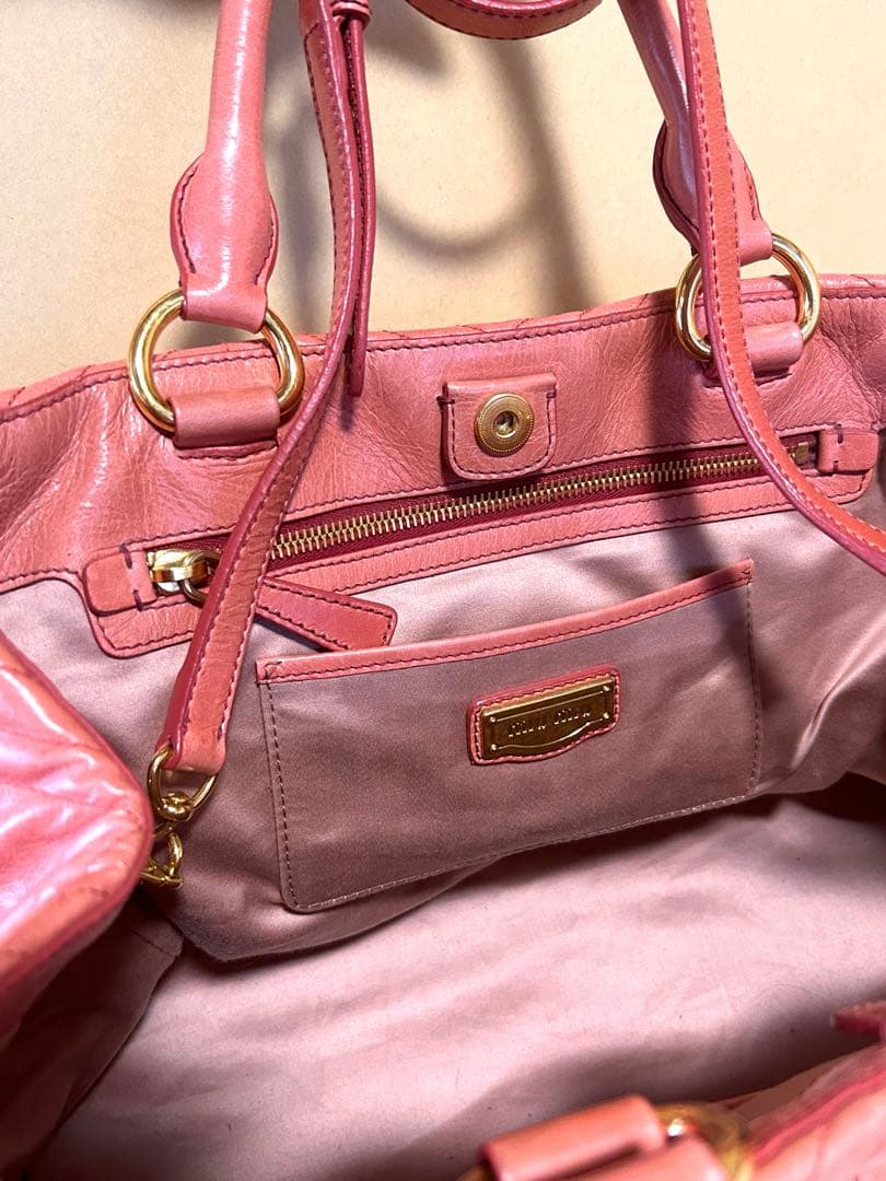 MIU MIU ミュウミュウ 2way トートバッグ