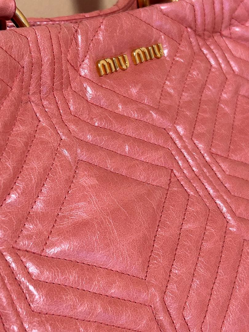 MIU MIU ミュウミュウ 2way トートバッグ