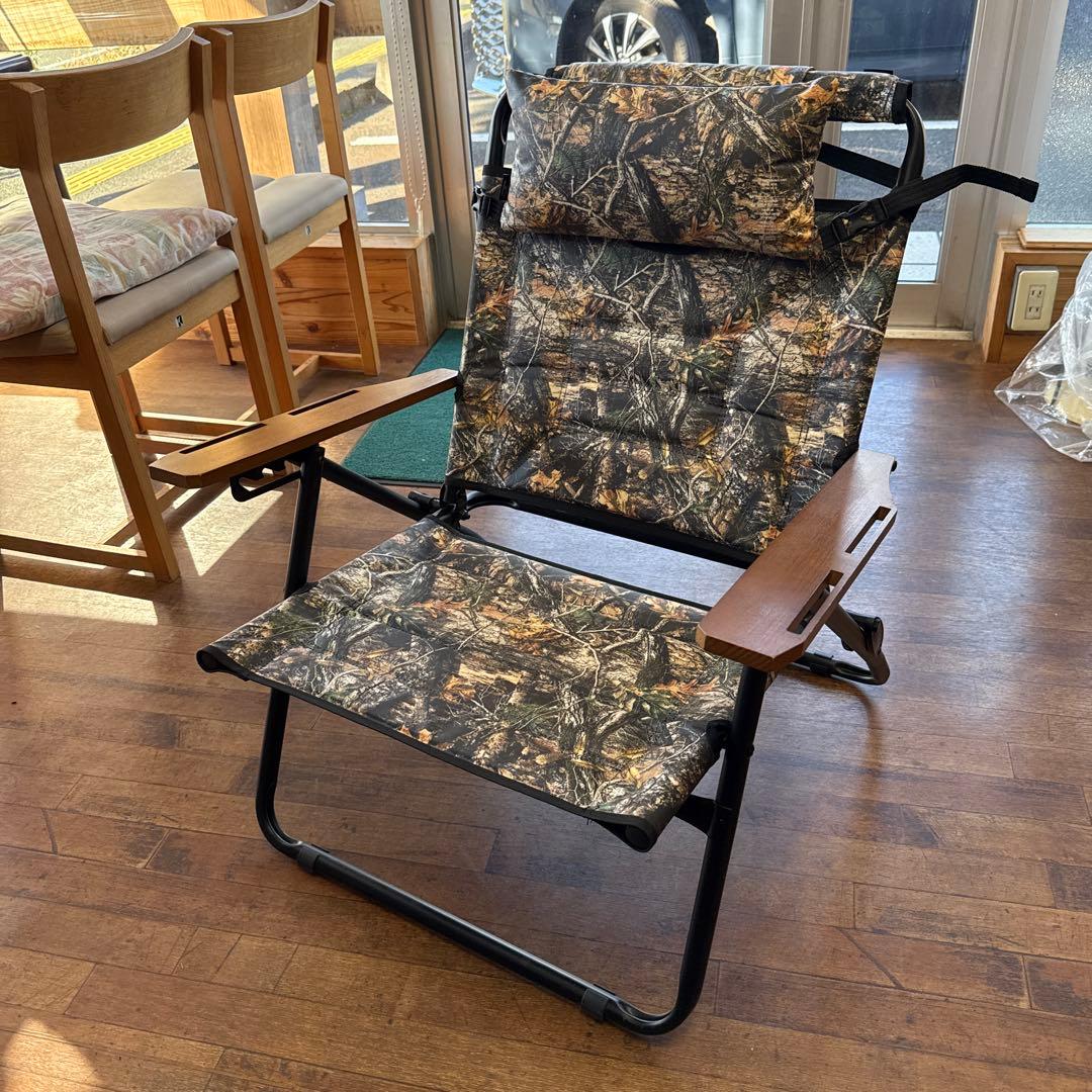 アッソブ　オリジナル カモ ローバーチェア　マルチクッション付