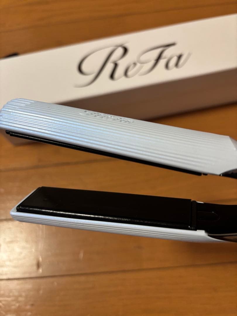 箱取説付ReFaビューテックストレートヘアアイロンRE-BM-02A ホワイト