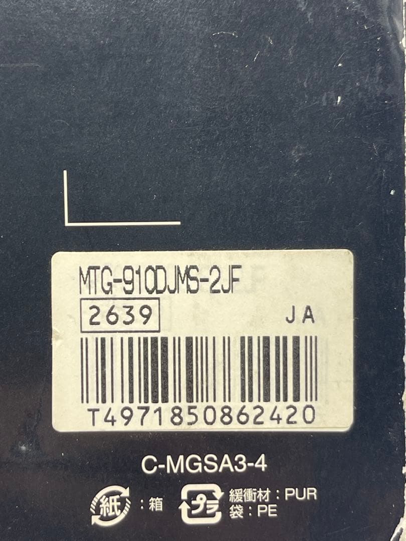 G-SHOCK MTG-910DJMS-2JF MI3 ソーラー カシオ