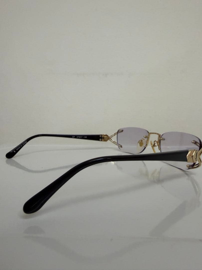 イブサンローラン サングラス ドなし パープル 54□17 度なし　メガネ