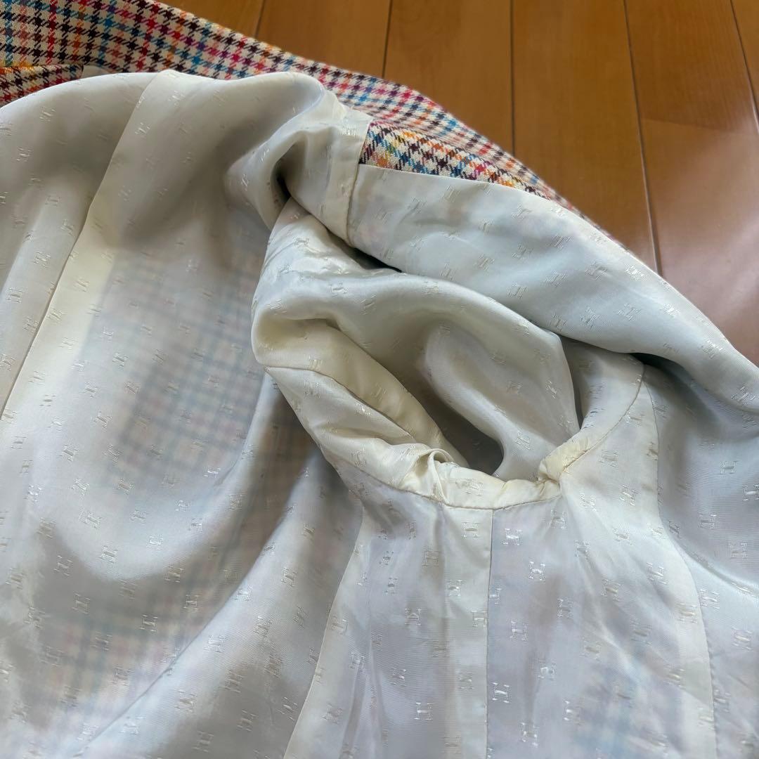 エルメス チェック ジャケット ブレザー スーツ