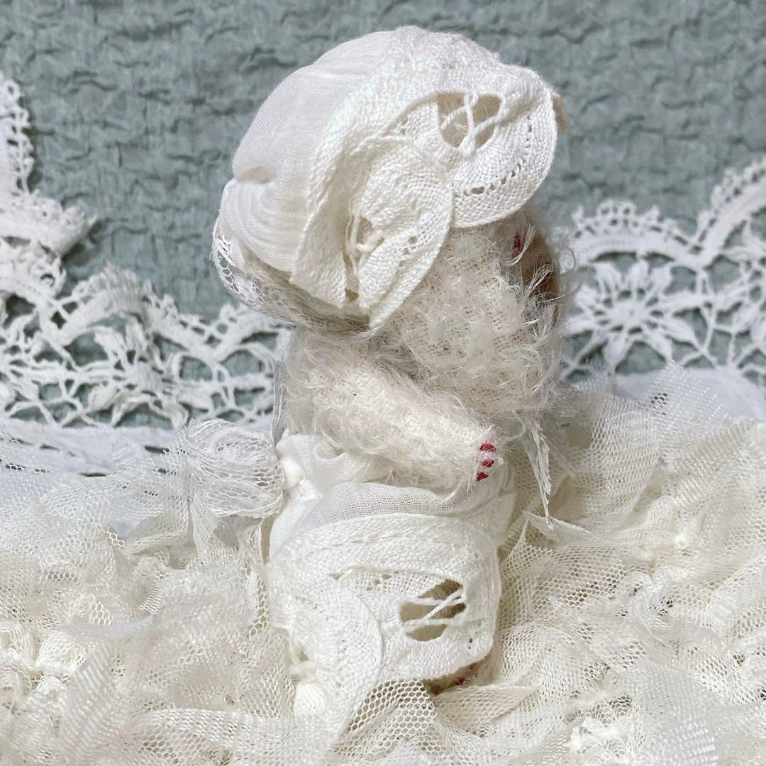 テディベア ハンドメイド ai bear 手のひらサイズ 11㎝ うさぎ 作家